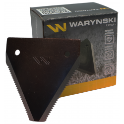 NÓŻ LISTWY NOŻOWEJ BIZON 20 SZT WARYŃSKI 80x76x2,5 ZĄBKOWANIE OD SPODU